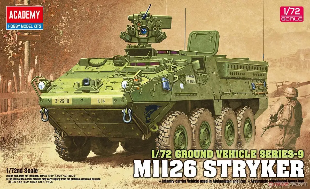 

ACADEMY AC13411 1/72 GROUND VEHICLE SERIES-9 M1126 Stryker model kit