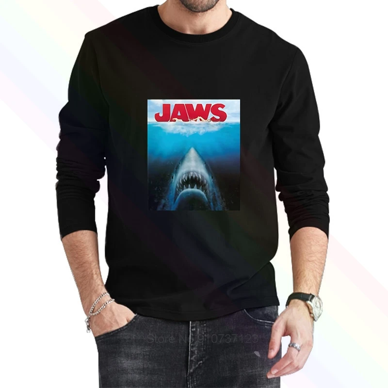 Челюсти большая белая акула-фильм с логотипом в виде букв и цифр 2021 Новые Летние
