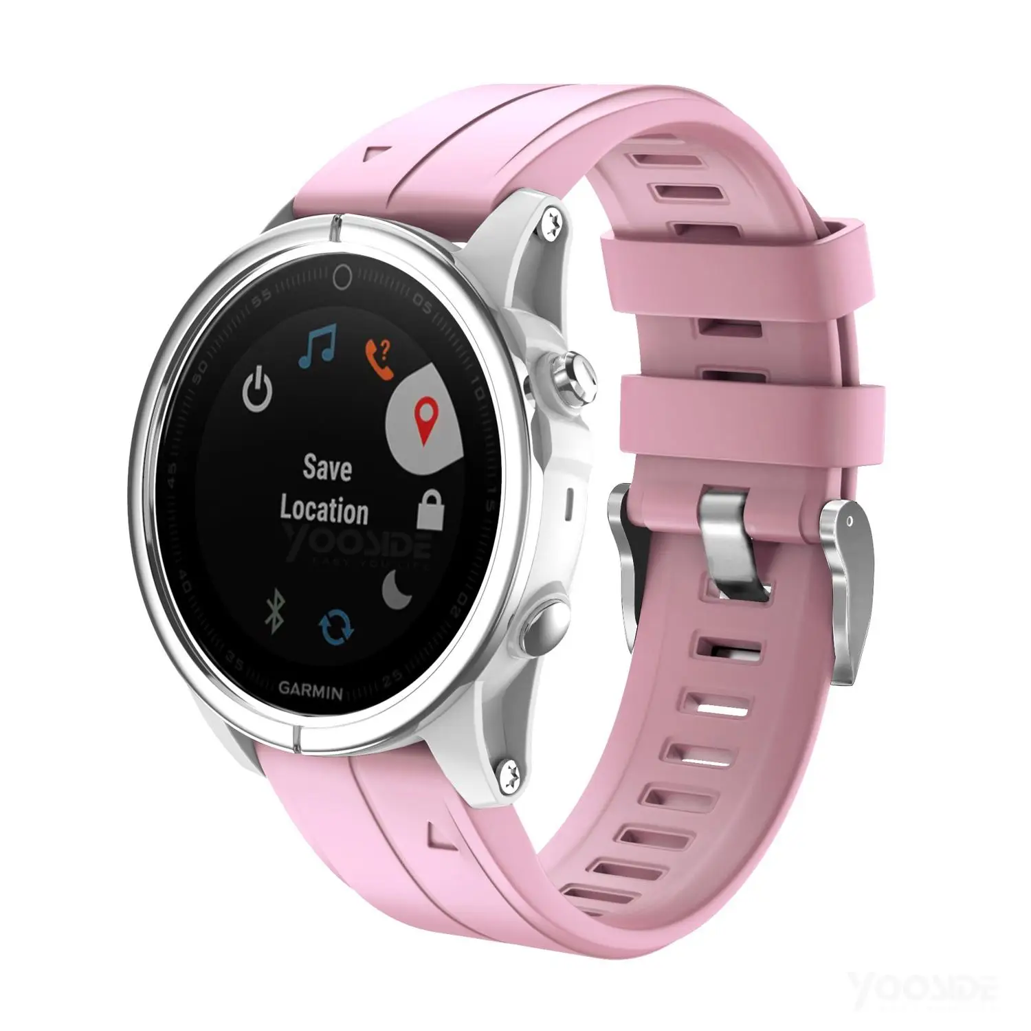 YOOSIDE ремешок для часов Fenix 6S 20 мм Quick Fit силиконовый спортивный водонепроницаемый браслет для Garmin Fenix 5S/5S Plus Smartwatch