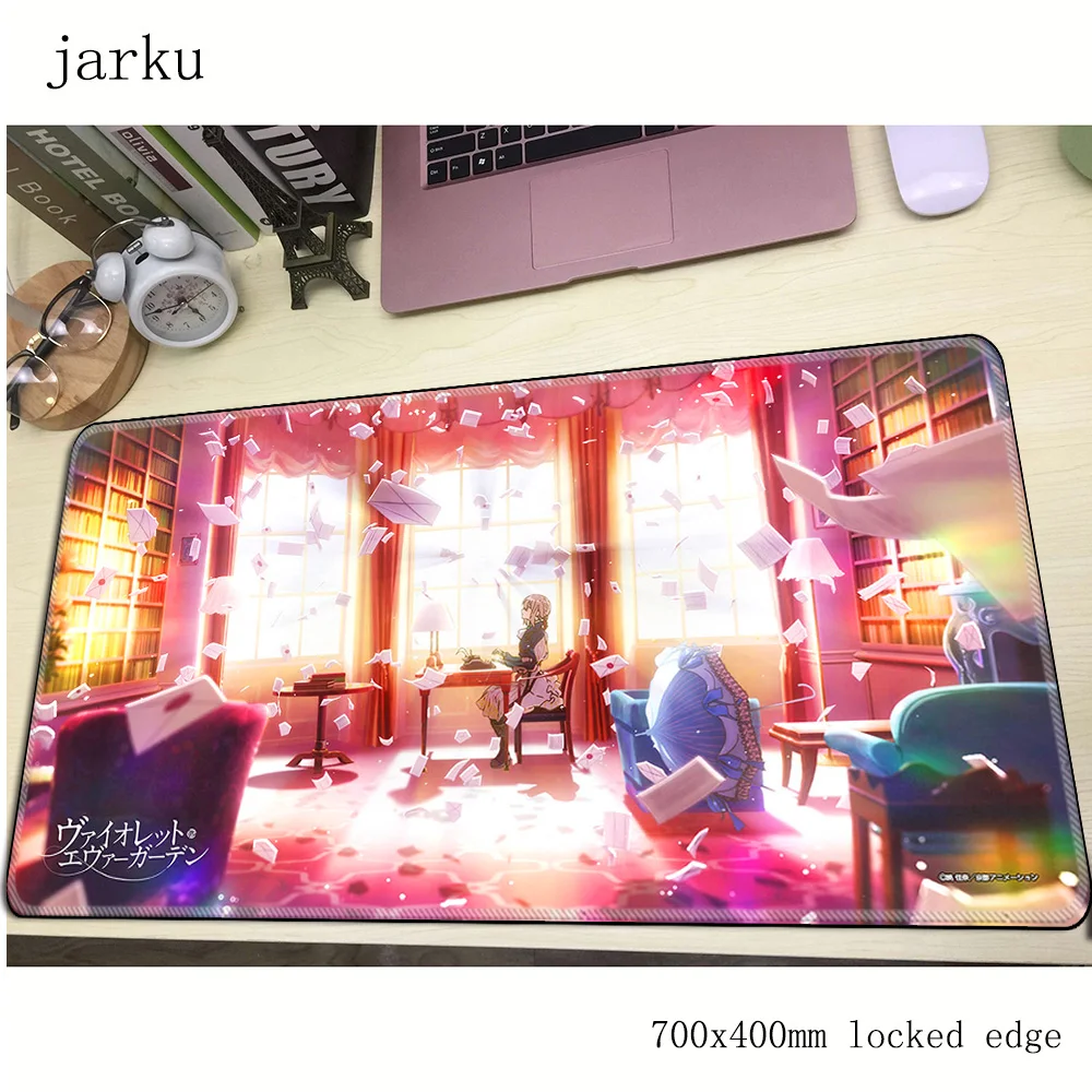 Фиолетовый evergarden pad мышь computador игровая мышь pad 700x400X2 мм padmouse cool Коврик Для Мыши Эргономичный гаджет офисные настольные коврики