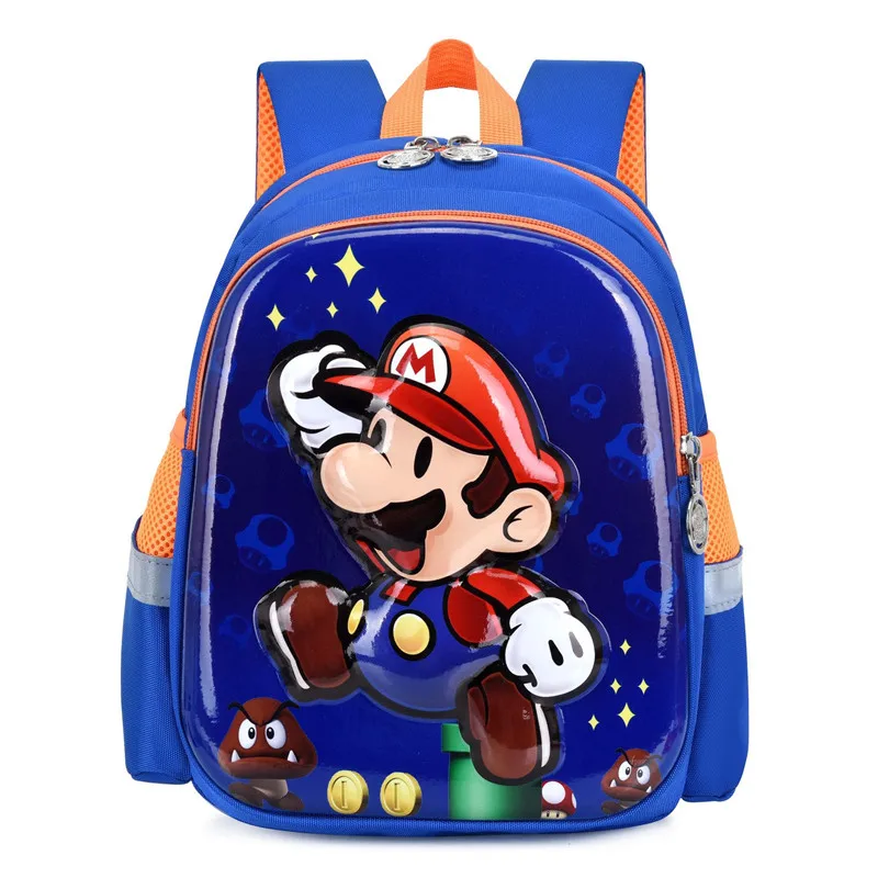Рюкзак Super Mario для мальчиков и девочек школьные ранцы начальной школы с