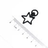 10pc/lot Star shape Keychains Lobster Clasps Hooks Key Chain Key Rings for DIY Trinkets Pom Pom Keychain Jewelry Findings ► Photo 3/6