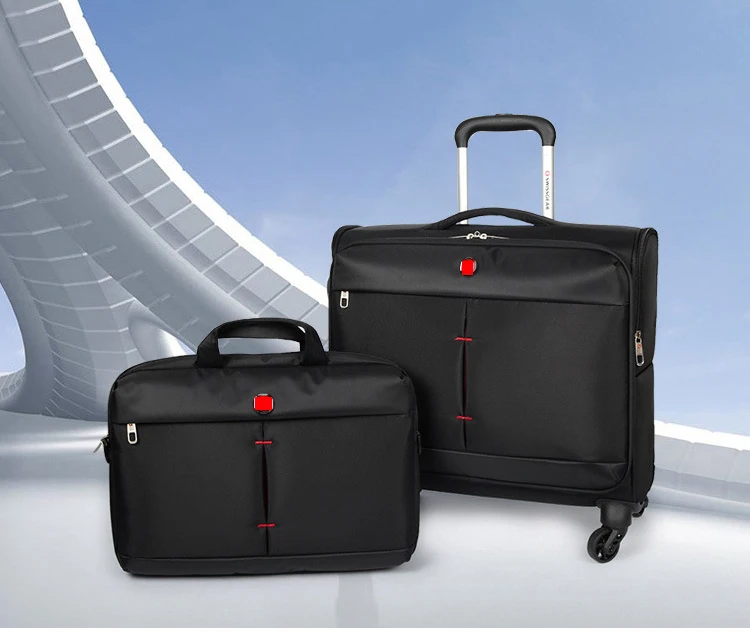 Швейцарская популярная брендовая сумка на колесиках, дорожная сумка для багажа на колесиках, для мужчин и женщин, чемодан для багажа на колесиках, нейлон, 16 дюймов, набор valise