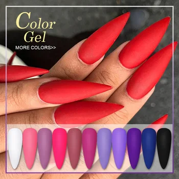 

WHID CHIC 5ml Matte UV Gel Nail Polish Color Gel Long-Lasting Need Matte Top Coat Soak Off Nail Art UV LED Gel Varnish