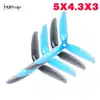 High Quality HQ 5X4.3X3 V2S 5043 5inch 3blade/tri-blade propeller prop for FPV 1