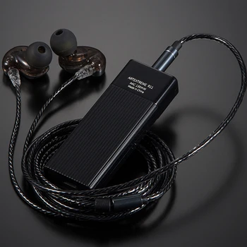 

Home Wireless Powerful Headphone Amplifier Black Portable Mini Indicator Light ABS Bluetooth 5.0 Music Improver Universal Audio