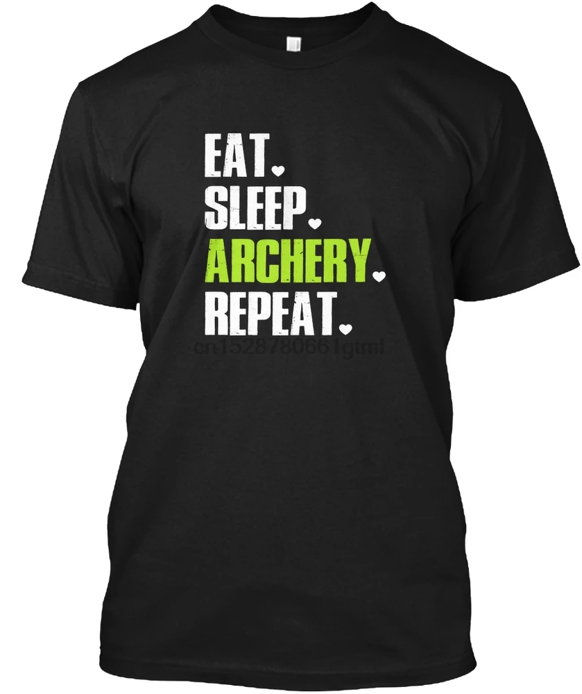 Мужская футболка Eat Sleep Repeat Archery мужская и женская |