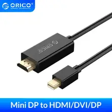 ORICO-minipuerto de pantalla DP a DP, adaptador de Cable HD unidireccional macho a macho, convertidor de Audio y vídeo para Macbook Air Pro