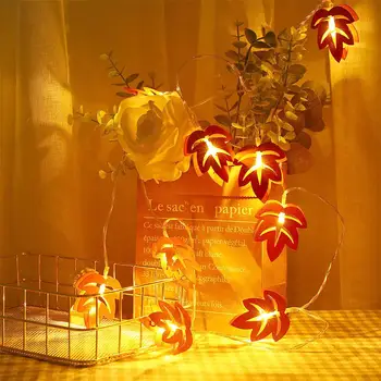 

10 LED Christmas Tree String Light Maple Leaf String Light for Home Christmas Decoration