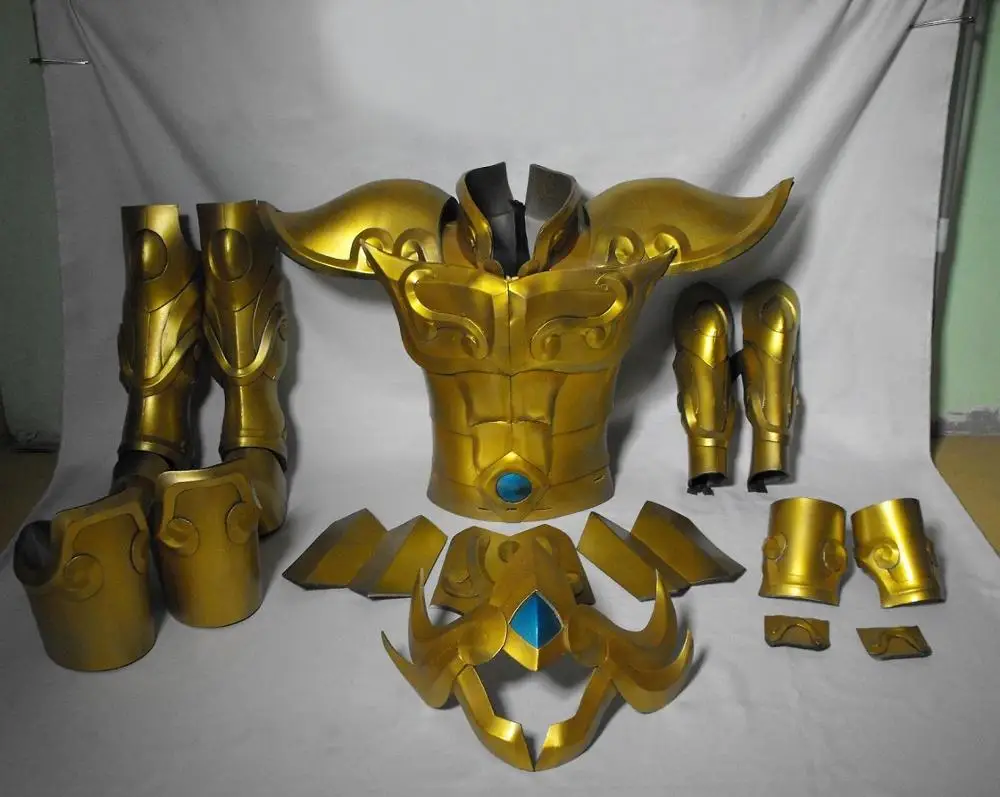 Customize Saint Seiya Leo Aiolia Cosplay Costume Armor