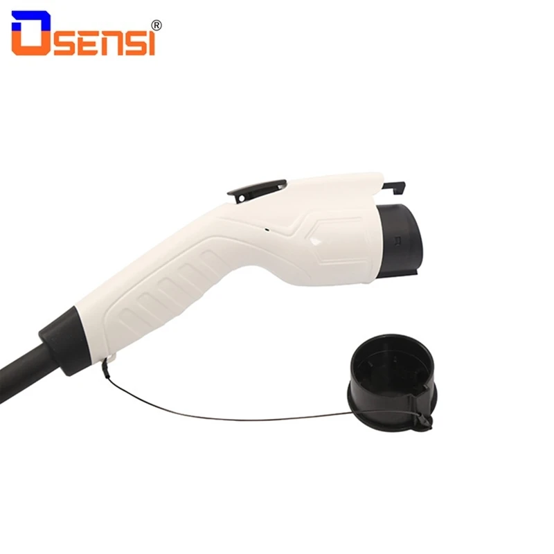 OSENSI тип 1 к Тип 2 16A EV зарядное устройство 5 м кабель SAE J1772 к IEC 62196-2 разъем для зарядной станции электромобиля разъем