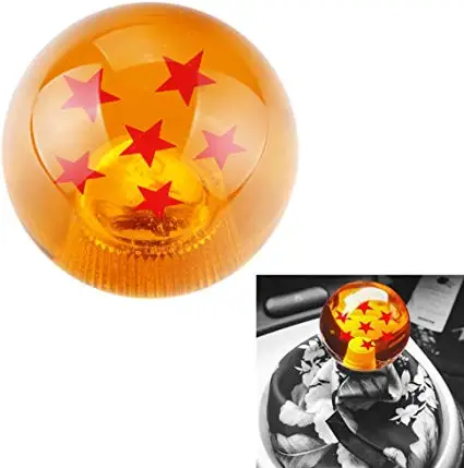 6 star Универсальный Dragon Ball Z 8 шариковая ручка переключения передач JDM 4 5 6 Скоростной Круглый Универсальный подходит для джипа и т. д. подходит для большинства автомобилей - Название цвета: 6 star