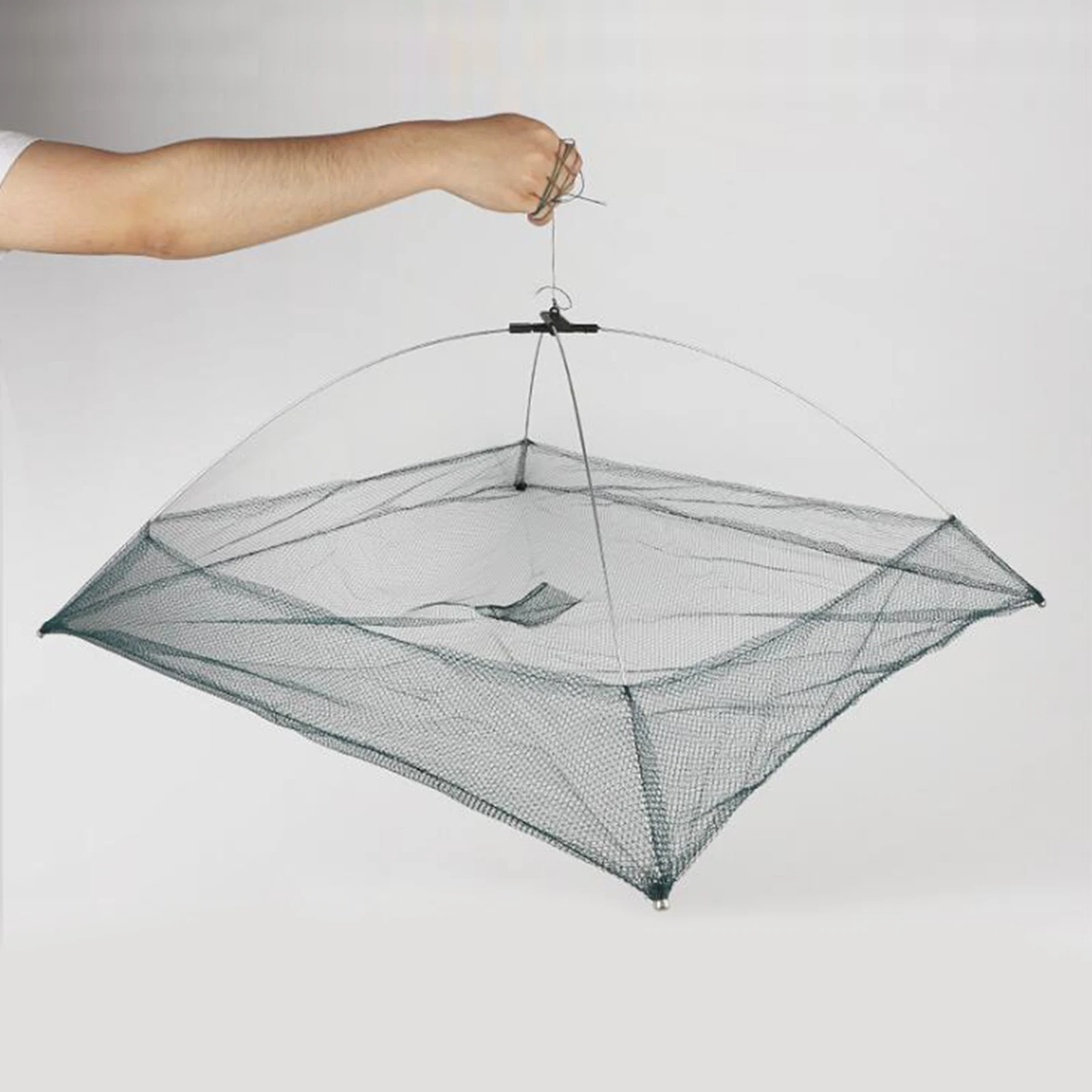 Fishing Net Fishing Traps Drop Fishing/Landing Net Crayfish/Shrimp Catcher Casting Network Mesh Cage Trap for Fish Eels Trap/Cage Prawn Bait Net