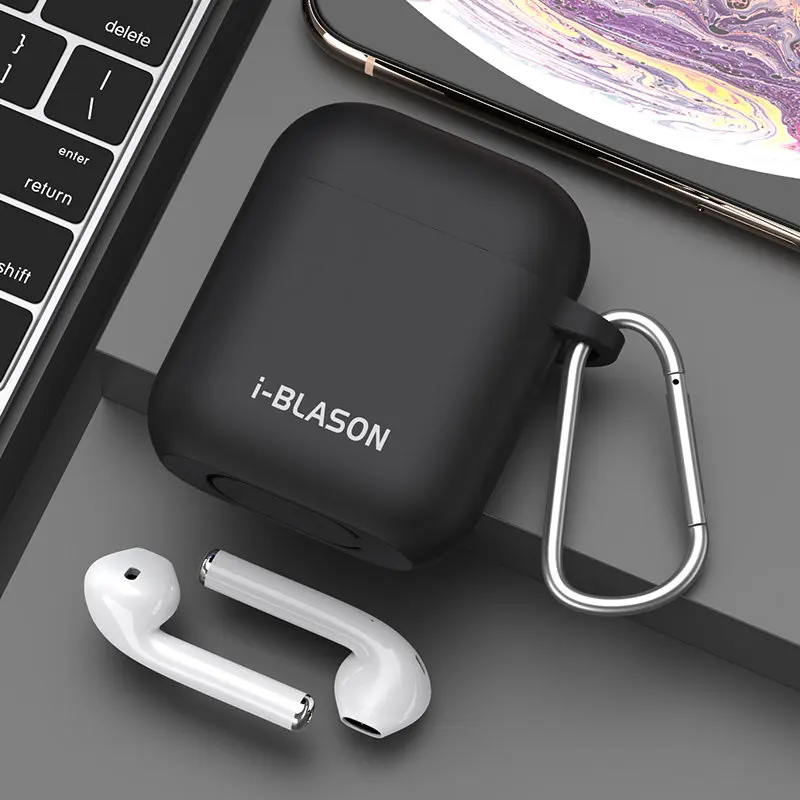 Мягкий силиконовый чехол для Airpods 1 й и 2 i Blason OMG классический защитный AirPods
