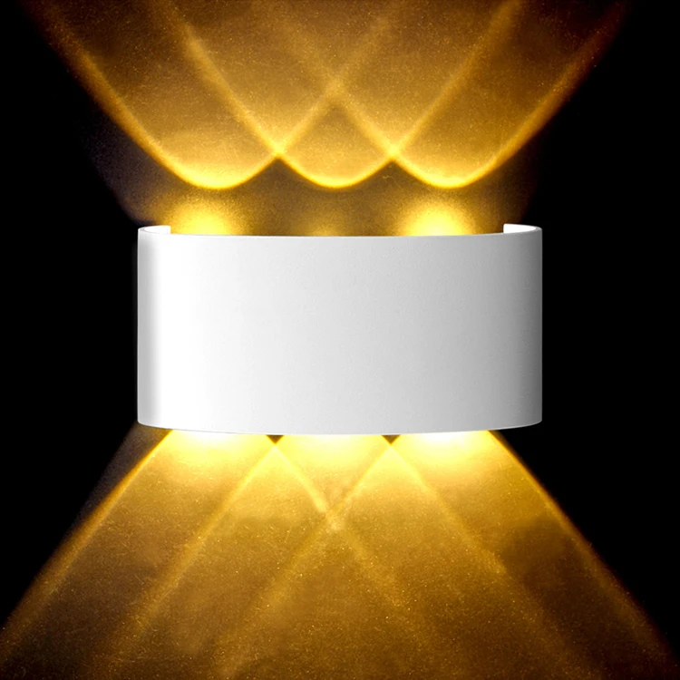 Настенный светильник в скандинавском стиле, светодиодный, алюминиевый, для использования в помещении, водонепроницаемый, Ip65, 85~ 265 В, белый, черный, современный, для дома, ванной, улицы