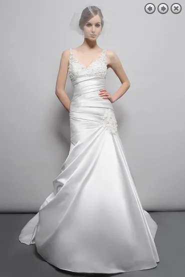 Gratis verzending 2017 nieuwe designer bruidsjurk satijn bruiden witte lange plus size sweetheart sexy elegant mermaid trouwjurken Gratis verzending 2017 nieuwe designer bruidsjurk satijn bruiden witte lange plus size sweetheart sexy elegant mermaid trouwjurken