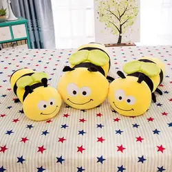 Плюшевая игрушечная пчела Подушка детский подарок на день рождения милое симпатичное животное кукла спальный мягкий диван украшение 45 см