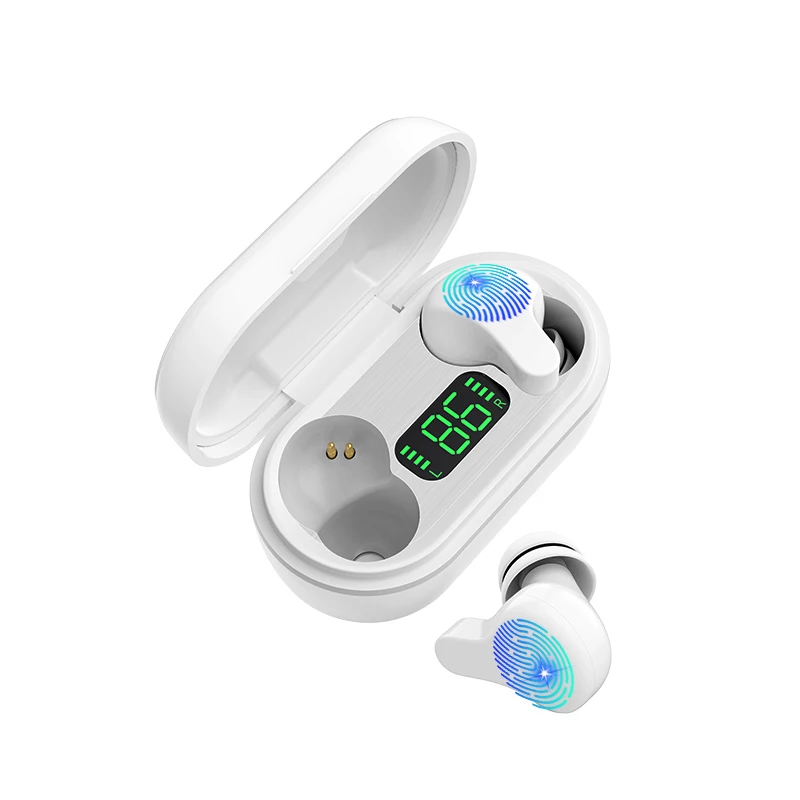 

LED Display True Wireless Earphones Bluetooth 5.0 Immersive Bass Sound In Ear Earphone Support Siri Android iOS Universal