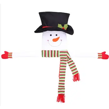 

Christmas tree top star non-woven snowman eucalyptus ornament Christmas day decoration Christmas tree top star xmas decoration