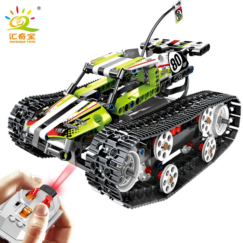 

Remote Control Off-road Crawler with Infrared Changeable Small Particles Assembled Children'S Educational Toy New Year Gift