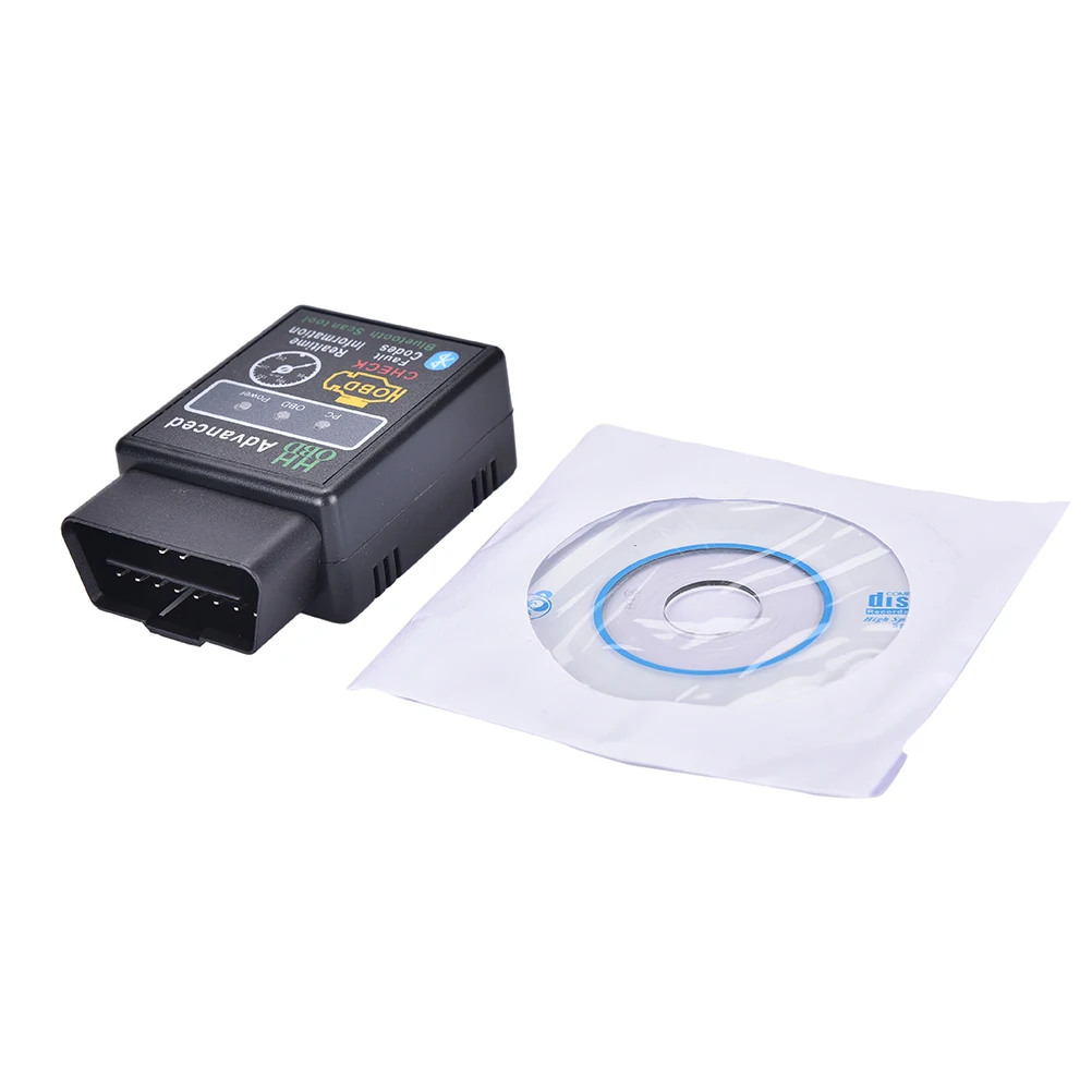 Диагностический сканер HH OBD ELM327 Bluetooth инструмент для диагностики двигателя
