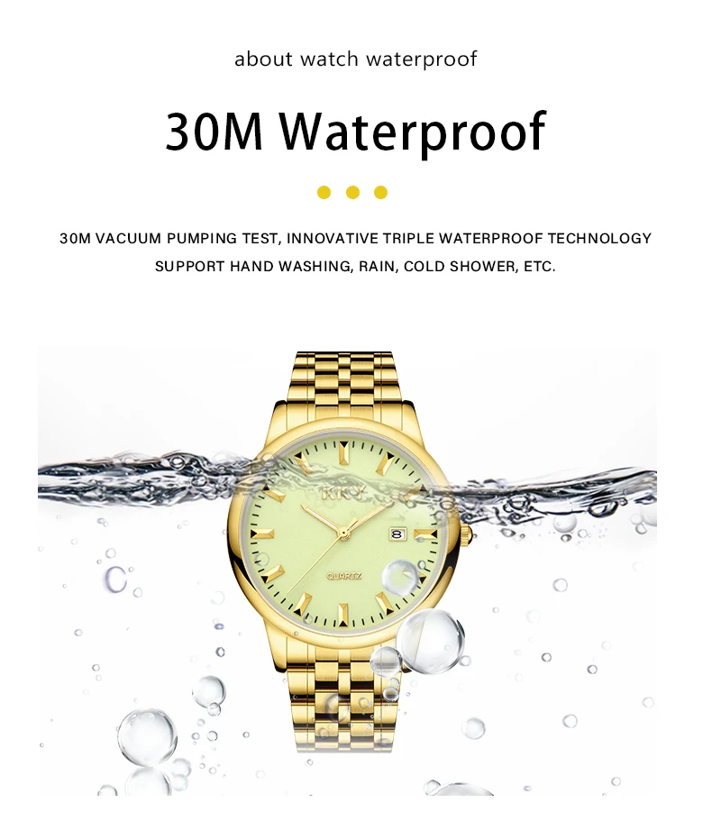 KKY New Brand Creative Golden Briquette Design Quartz Men Women Watches Relogio Masculino Luxury Wrist Watches Female Male Clock