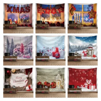

Christmas Decorations Tapestry Bedroom Living Room Wall Hanging Tapestry Xmas Decor Mat Carpet 2021 New Year Blanket Tapestrie
