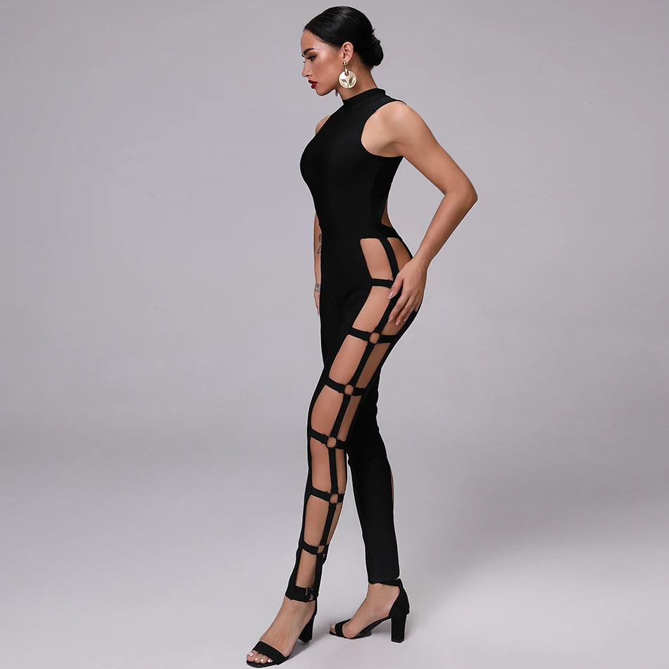 2019-latest-summer-jumpsuit-female-black-sleeveless-high-collar-metal-hollow-celebrity-party-runway-leotard-wholesale (4)