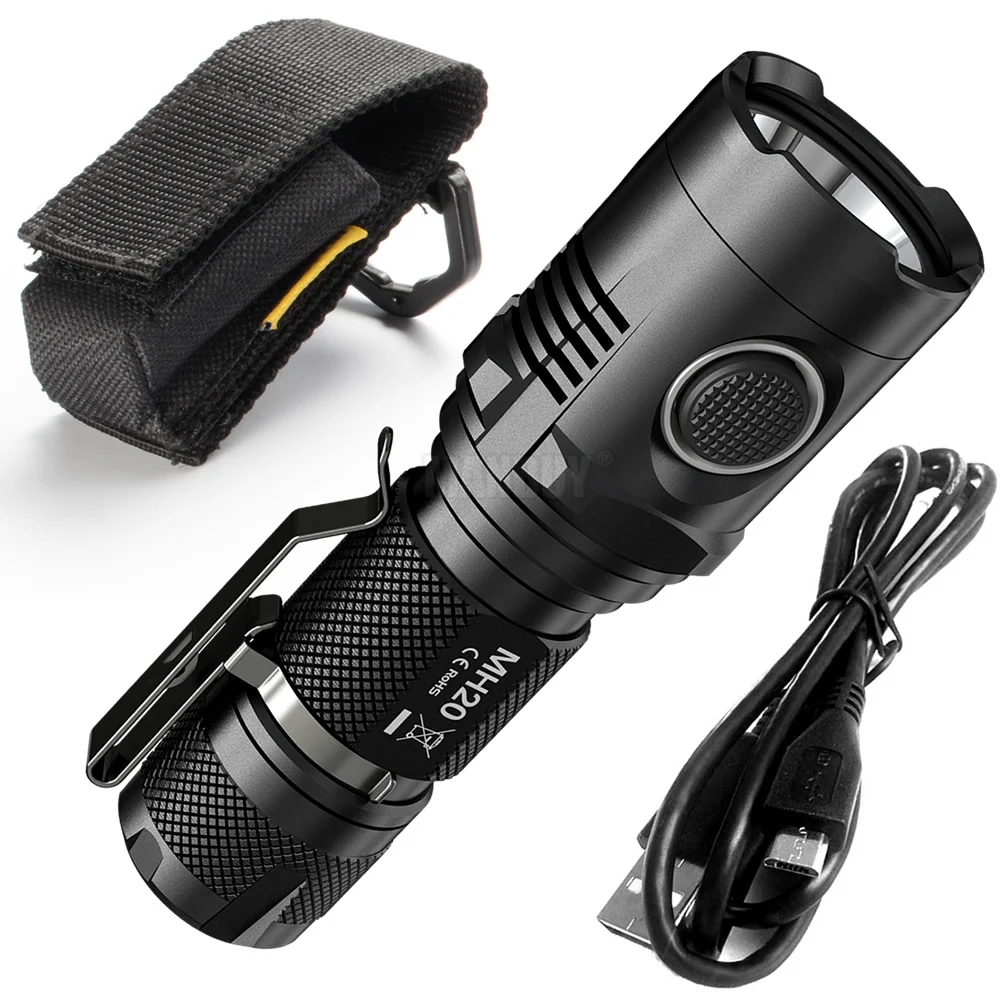 Распродажа NITECORE MH20 MH20W 1000 люмен CREE XM L2 U2 светодиодный перезаряжаемый фонарик без