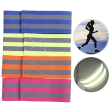 Спорт на открытом воздухе ночь бег велосипед безопасности отражательная полоса на руку ремень