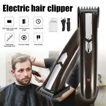 

EU Plug 220V Cordless Hair Clipper Electric Mini Hair Trimmer Portable Hair Cutting Machine Beard Trimer For Men Recharge