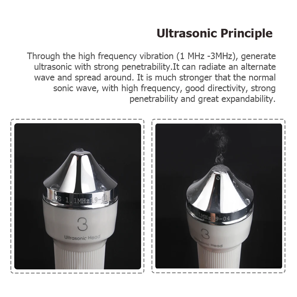 Beauty Star Ultrasonic High Frequency Facial Skin Care Freckle Removal Skin Lifting Anti Aging Ultrasonic Facial Massage Machine
