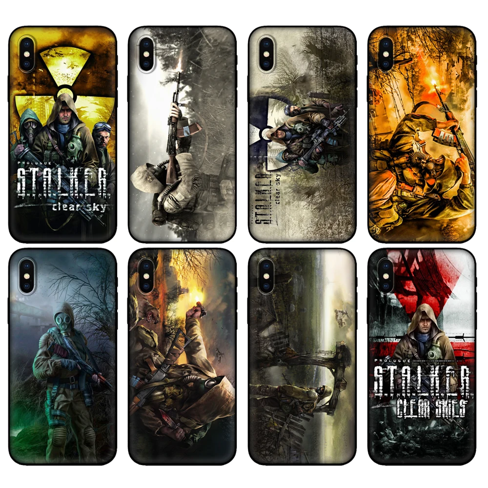 Custodia In Tpu Nero Per Samsung Galaxy S20 /S20 Plus/S20 Ultra/S20 + /S20Fe Back S 20 Fe + Cover Stalker Clear Sky Game