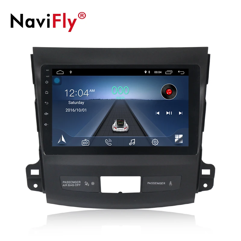 

NaviFly Android 8.1 car multimedia player for Mitsubishi Outlander 2006-2014 car gps navigation With WIFI BT Autoradio TDA7851