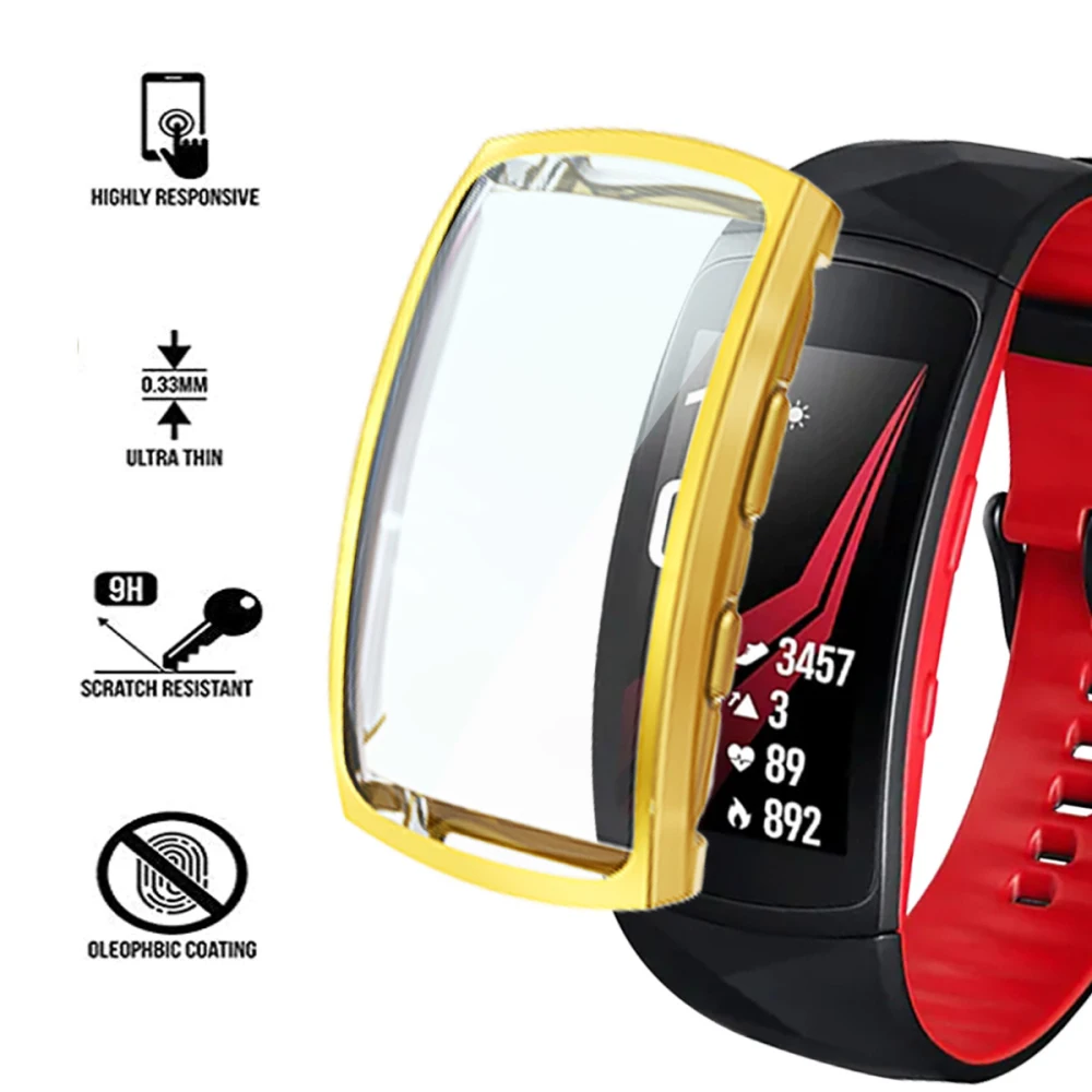 Защитный чехол для экрана samsung gear Fit 2 Pro ударопрочный прозрачный мягкий ТПУ защитный чехол для gear Fit 2Pro fit2