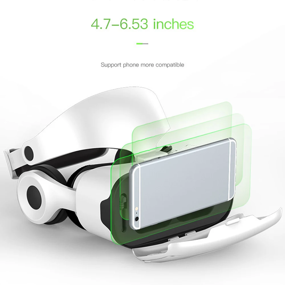 2021 VR Headset Virtual Reality Glasses 3D VR Glasses for Smartphones Compatible with iPhone & Android 5-7 inch