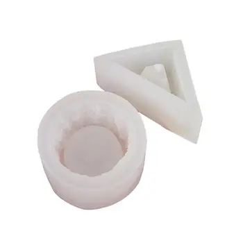 

Tree Stump Triangle Shape Flower Pot Molds Concrete Silicone Mold for Succulent Plants Flower Pot Mould Cement Vase Tool