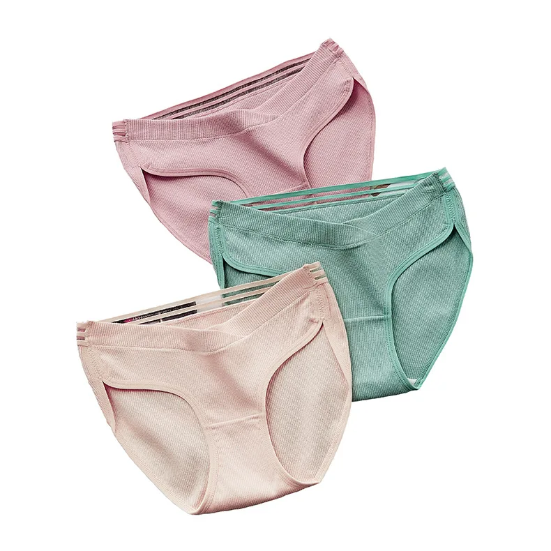 

Maternity Pants Women Low-waist Panties Underwear Seamless Soft Care Abdomen Underwear Maternity Clothes Pants Quality Cotton