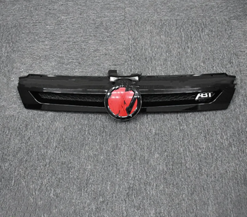 Для V-W golf MK7 Передняя Центральная решетка черный хром ABS радиатор капот верхний гриль для golf 7