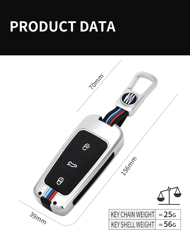 Custodia per chiave a distanza per auto in lega di zinco per Volkswagen VW Passat CC B6 B7 R36 Maogotan 3C Smart Key Protector Shell Fob accessori 17 Custodia per chiave a distanza per auto in lega di zinco per Volkswagen VW Passat CC B6 B7 R36 Maogotan 3C Smart Key Protector Shell Fob accessori - Hf5e101b172144ca0b1540584c96f61f0X