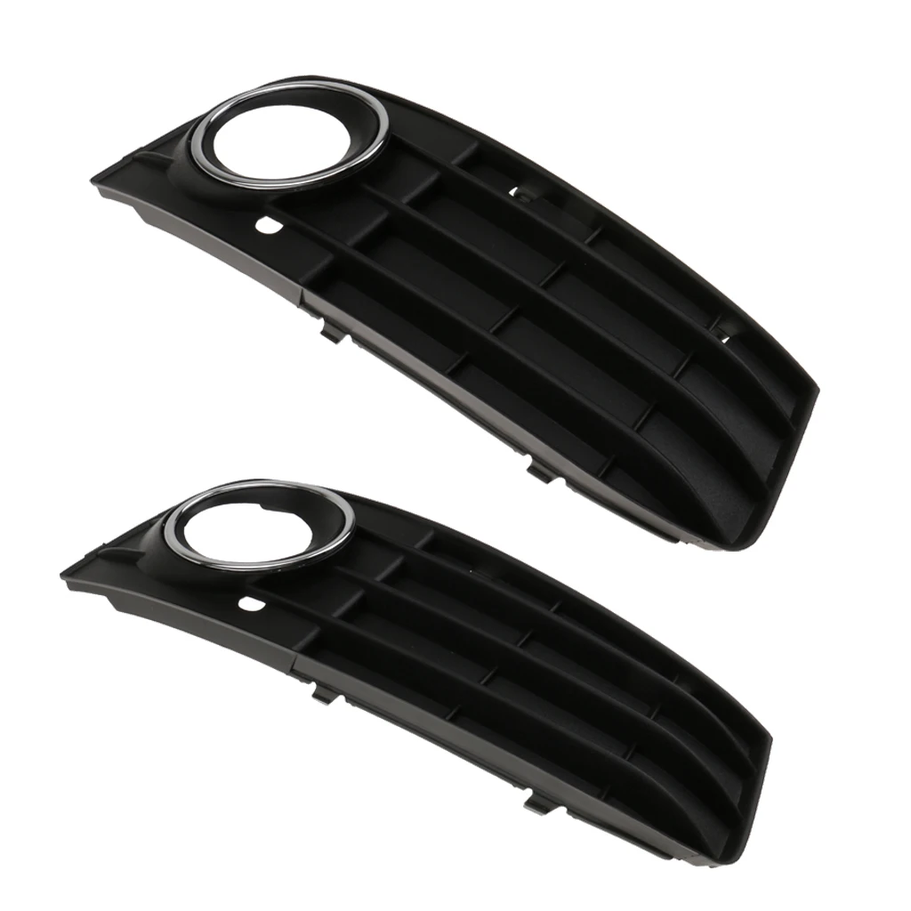 Car Exterior Accessories Car Grill Mesh 1 Pair Front Bumper Fog Light Grille Cover For Audi A4 A4L B8 2009 2010 2011