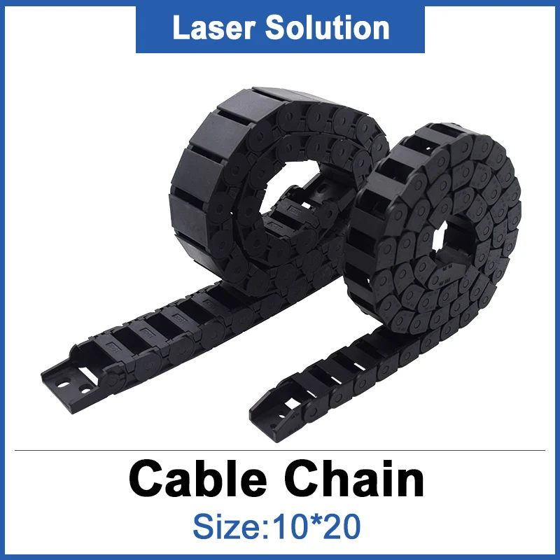 Tank Chain 10 x 20mm Plastic Material Transmission Cable Drag 1 Meter For Laser Machine Mechanical Parts Free Shipping | Инструменты