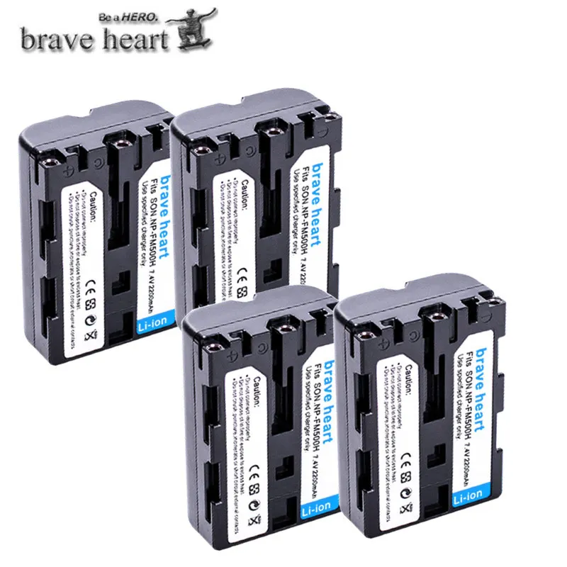 МА/ч. аккумулятор NP-FM500H bateria NP FM500H батарея для sony A200 A350 A700 A900 A300 A550 A350 A850 A560 A580 SLT-A57 a58 камера - Цвет: 4battery