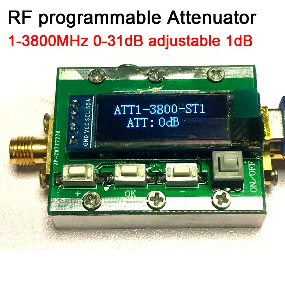 Atténuateur Programmable Numérique Haute Fréquence 1MHz à 3800MHz - Réglable 0-31dB - Module E2R4 Neuf