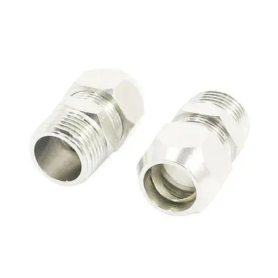 

4Pcs 3/8PT Male Thread 12mm Tube Dia Quick Release Coupler Joint Connector