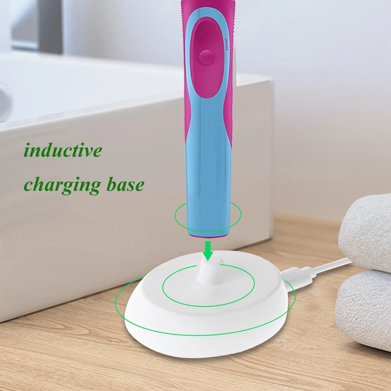 For Braun Oral B Toothbrush Replacement Charger Power Supply Inductive Charging Holder Model 3757 USB Cable White For Braun Oral B Toothbrush Replacement Charger Power Supply Inductive Charging Holder Model 3757 USB Cable White