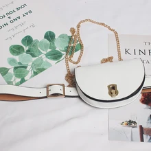 Caker бренд для женщин Половина Круг серпантин печать поясные сумки высокого качества сумки на цепи через плечо оптом