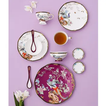 

Ceramic dishes net red creative home China style bone china tableware bowls and plates 2 people present wedding gifts