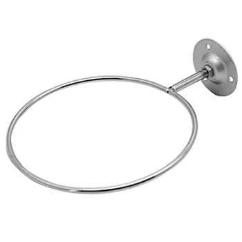 

Silver Soccer Display Racks Football Storage Stand Wall Mounted Space Saving Carbon Steel Ball Holder Round Easy Install