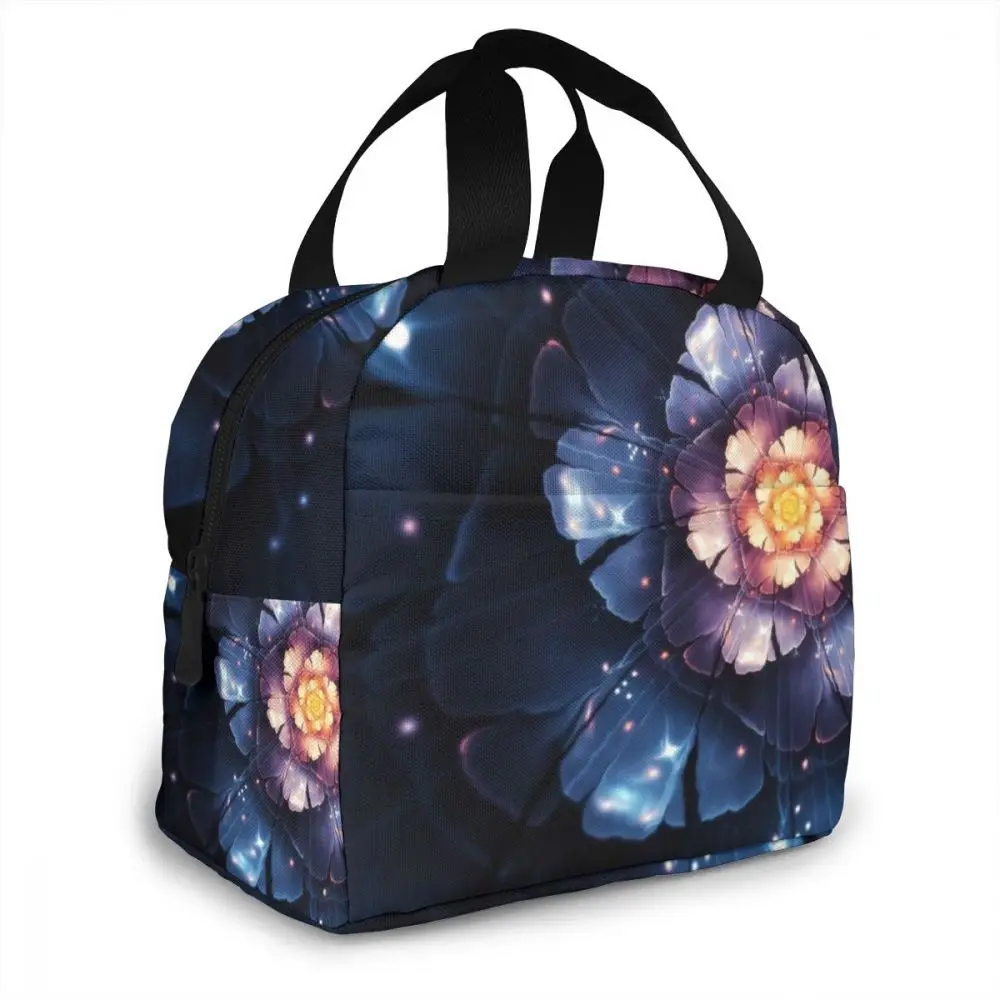 

NOISYDESIGNS Fashion Portable Insulated Lunch Bags Women Kids Flower Food Bag Thermal Family Picnic Box Bolsa Termica Lonchera